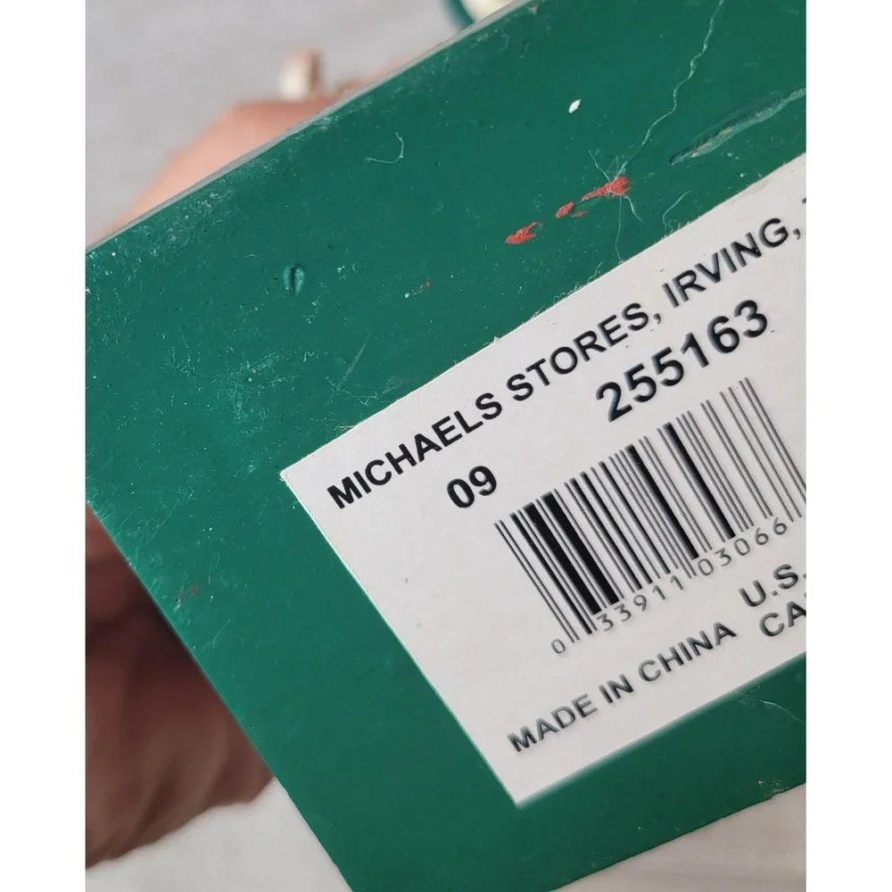 Vintage Michaels Nutcracker Wood Christmas Green 12